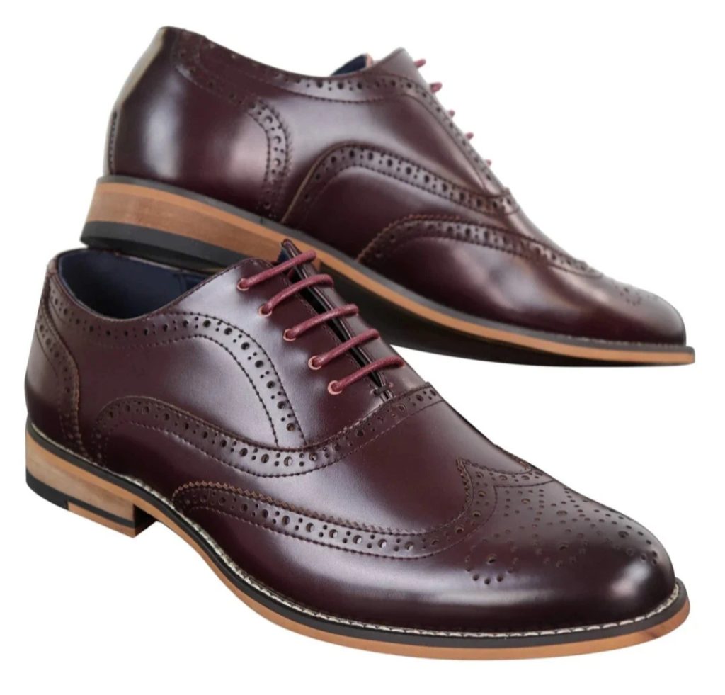 Cavani Wine Oxford Shoe