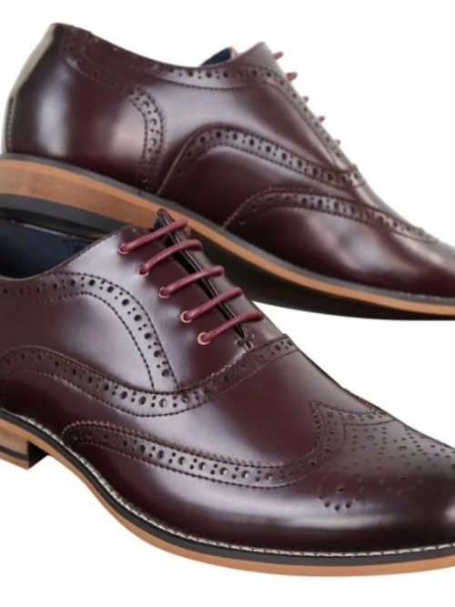 Cavani Wine Oxford Shoe