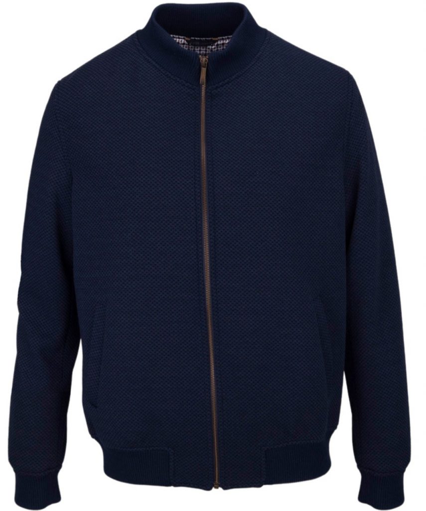 ZIP THRU BOMBER CS1024-NAVY-S