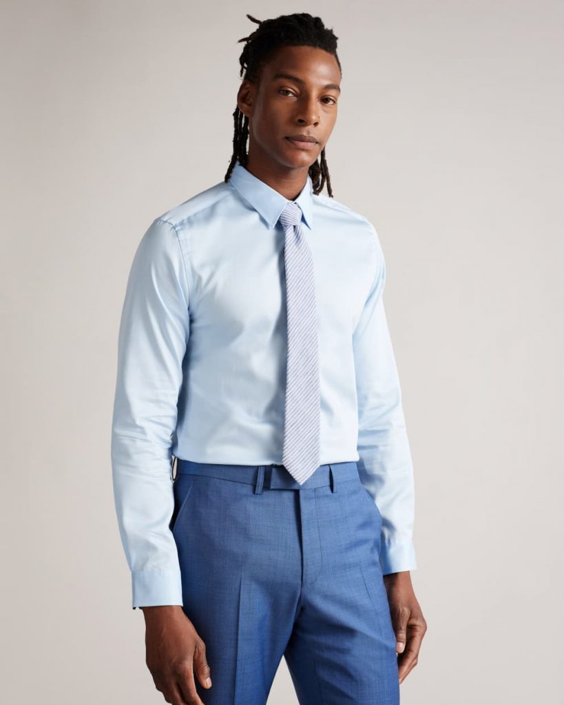 Ted Baker Blue Slim Fit Shirt