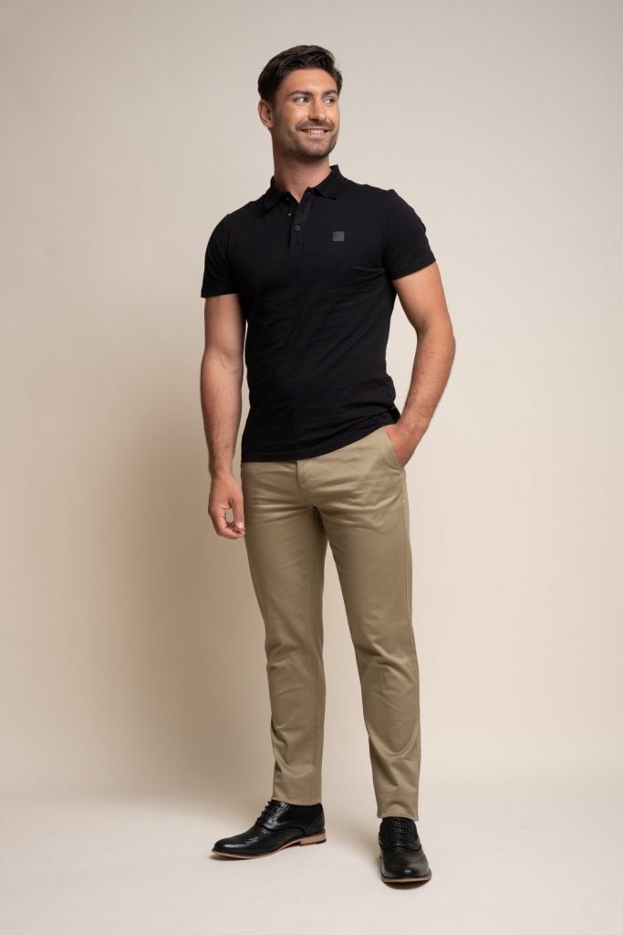 House of Cavani Dakota Chinos Navy And Stone