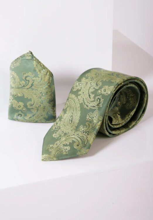 Marc Darcy Paisley Tie Sets ( Various Colours )