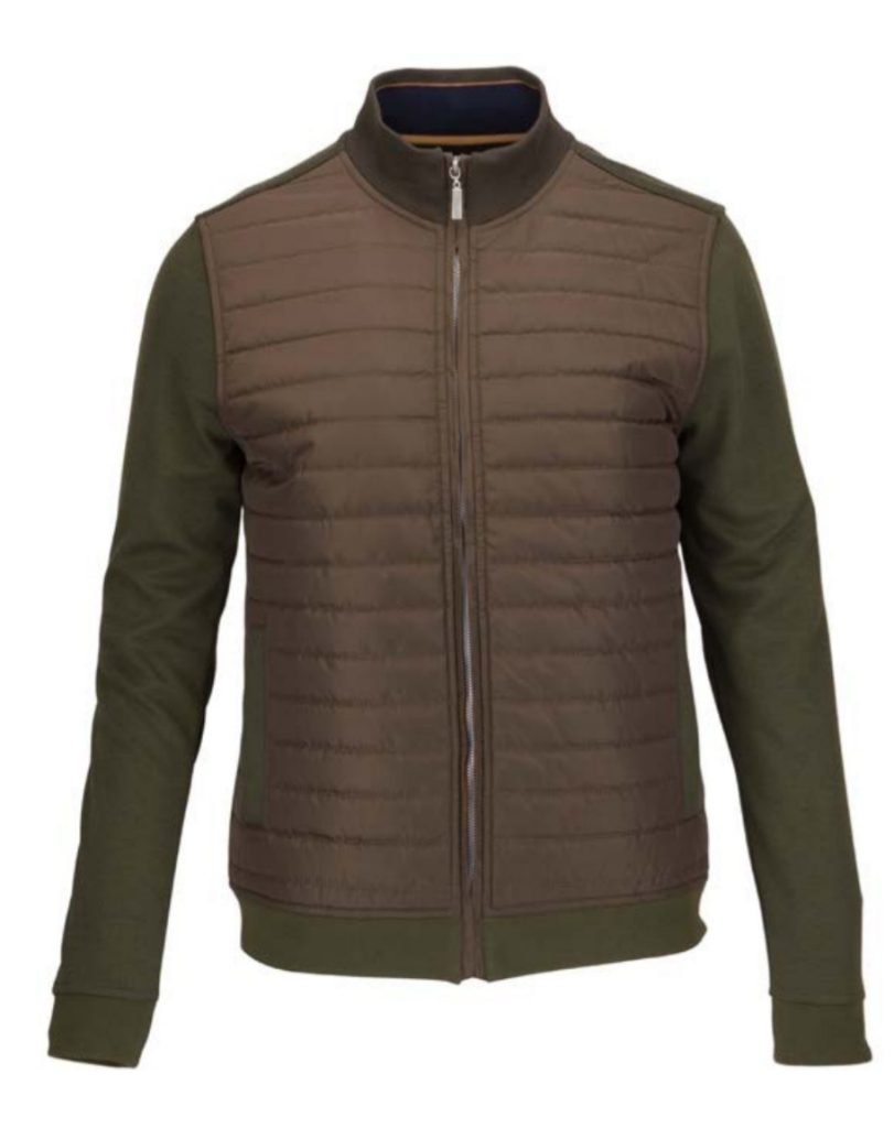 GUIDE LONDON QUILTED FRONT SWEATSHIRT
