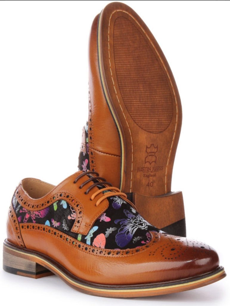 JUSTIN REESS OTIS BROWN BROGUE SHOE
