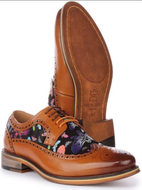 JUSTIN REESS OTIS BROWN BROGUE SHOE