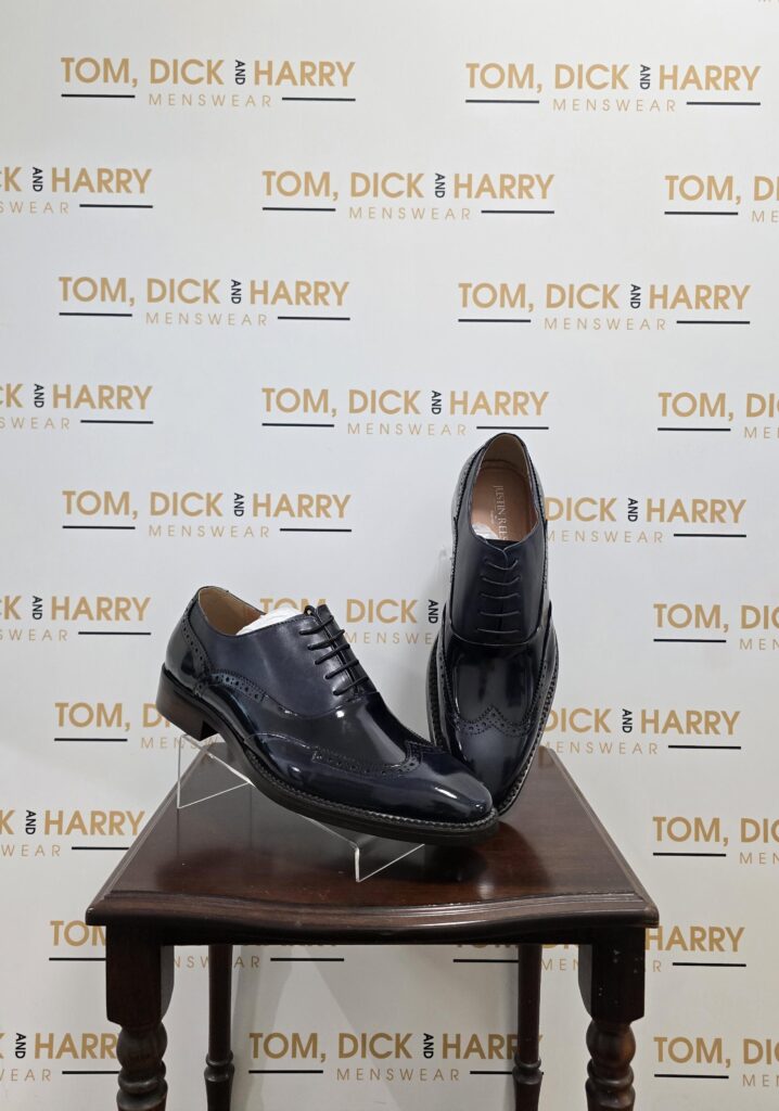 Justin Reess Harry Navy Shoe
