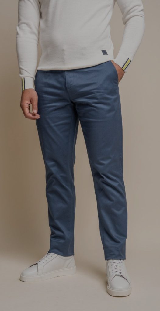 CAVANI DAKOTA COBALT CHINO