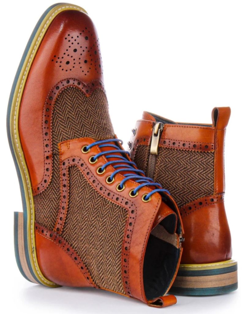 JUSTIN REESS HI KENNEDY HERRINGBONE BOOT