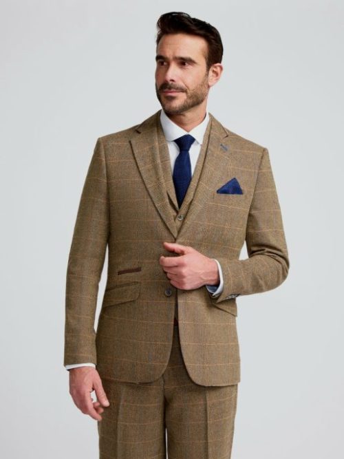 HOUSE OF CAVANI ALBERT TAN BLAZER
