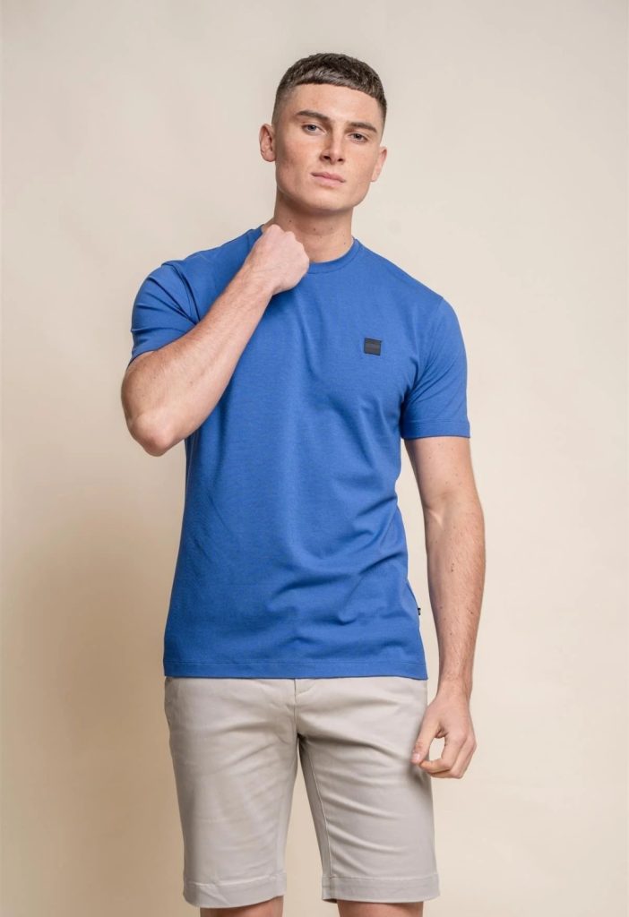 HOUSE OF CAVANI BOGART T-SHIRT BLUE