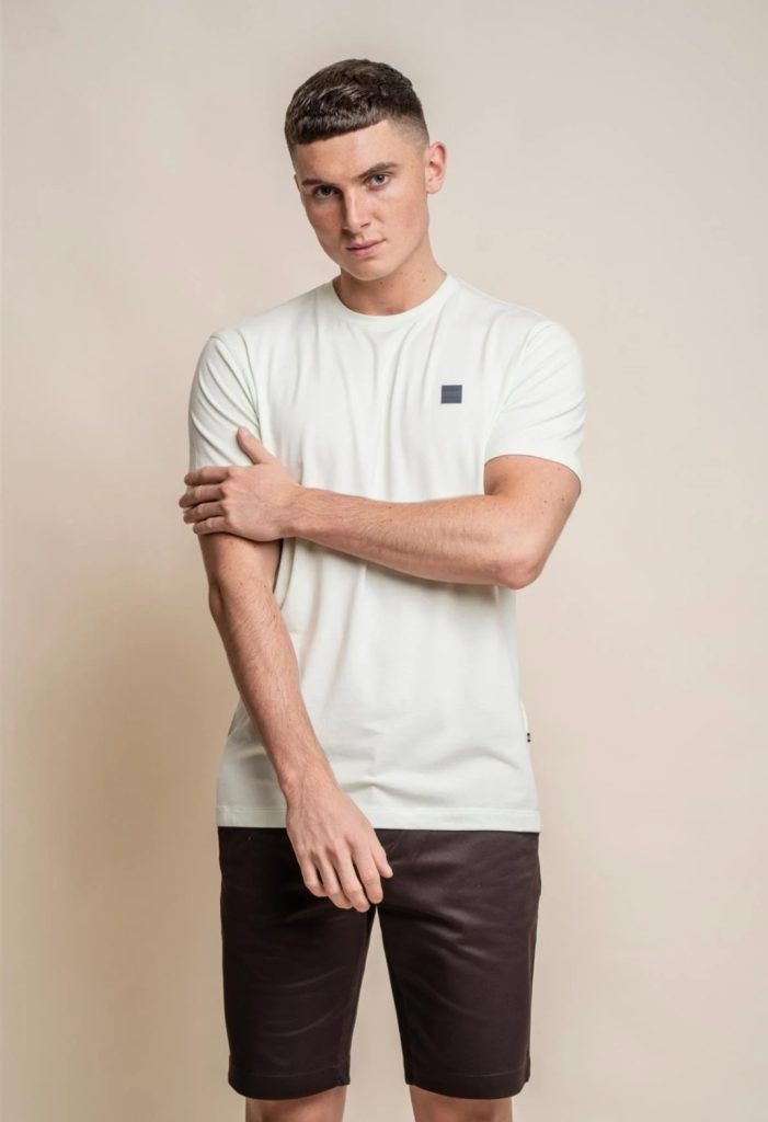 HOUSE OF CAVANI BOGART T-SHIRT-MINT GREEN