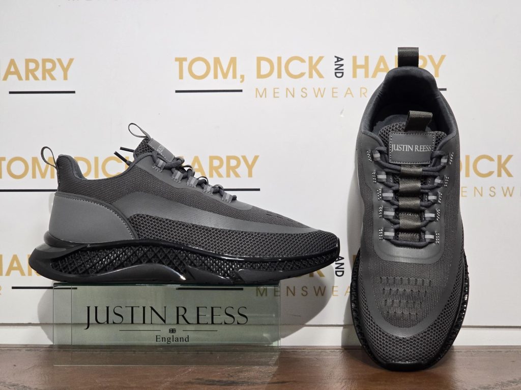 JUSTIN REESS STRIKE GREY TRAINER