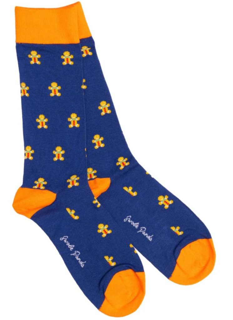 Swole Panda Gingerbread Man Bamboo Socks