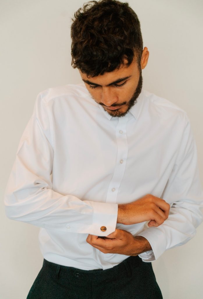 CHARLES GREY LOUIE WHITE SHIRT
