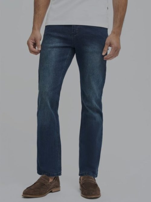 HOUSE OF CAVANI DEMPSEY NAVY JEANS