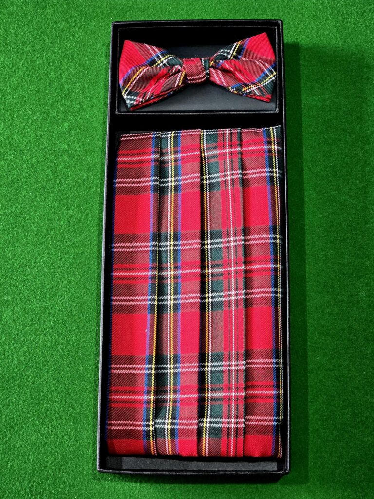 Knightsbridge Tartan Red Cummerbund
