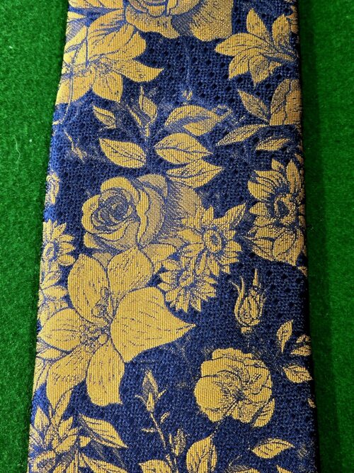 Knightsbridge Floral Navy/Copper Tie Set