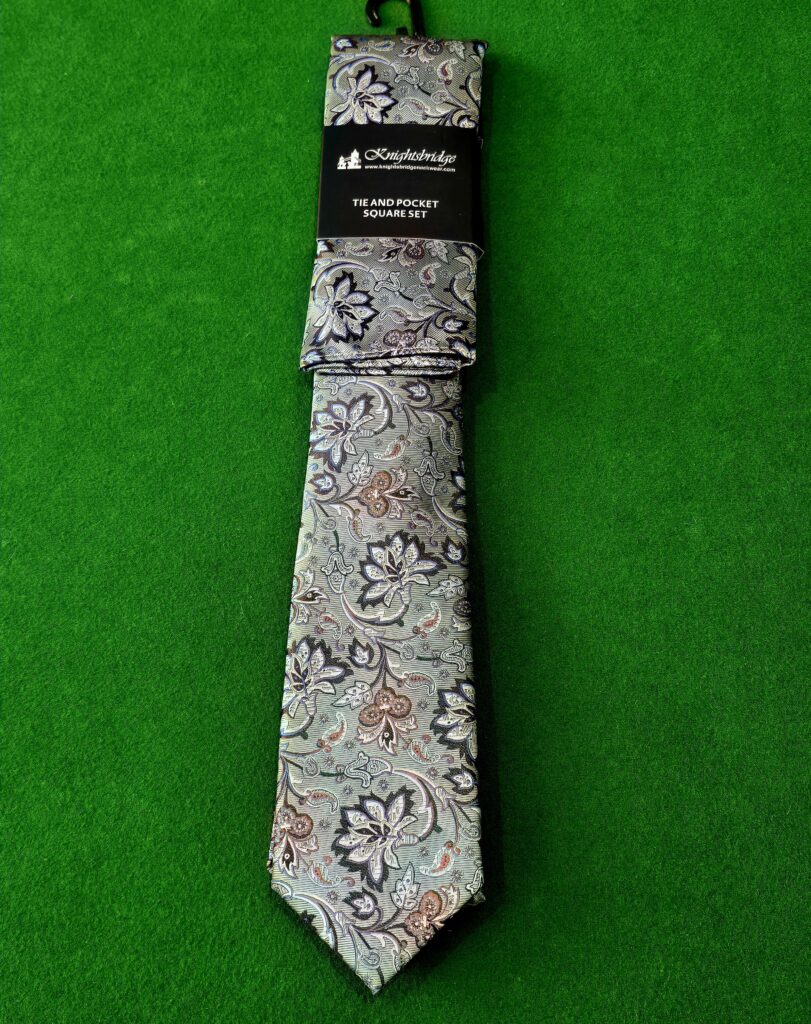Knightsbridge Floral Sage Tie Set