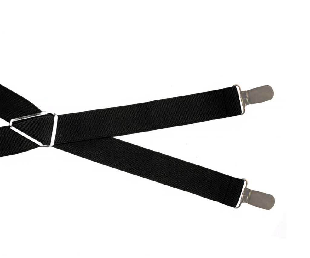 Knightsbridge Black Clip Braces