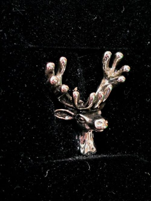 Stag Lapel Pin Badge