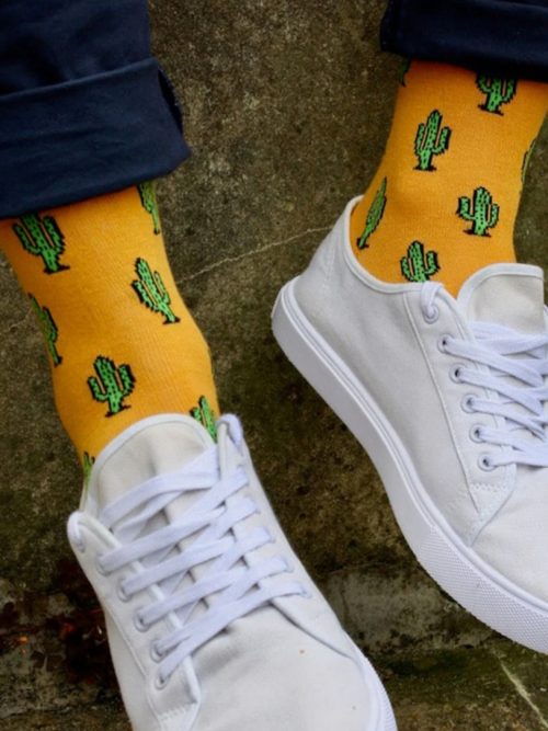 Swole Panda Cactus Socks