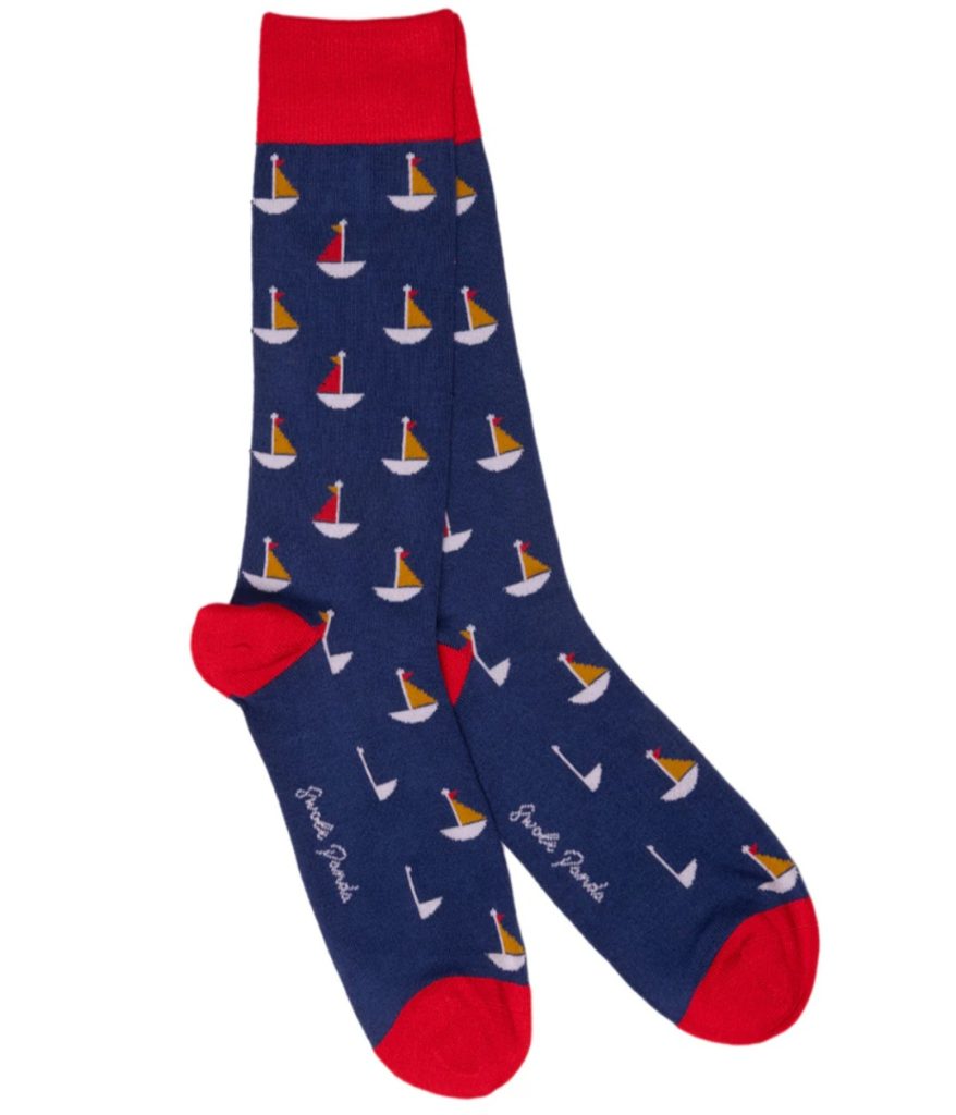 Swole Panda Boat Socks