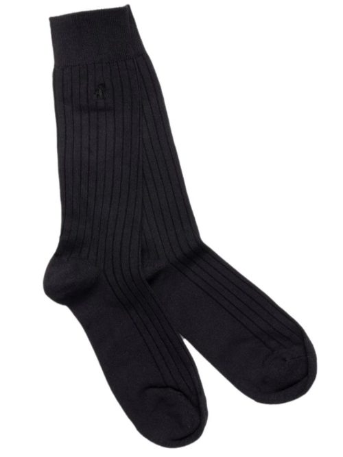 Swole Panda Plain Ribbed Socks