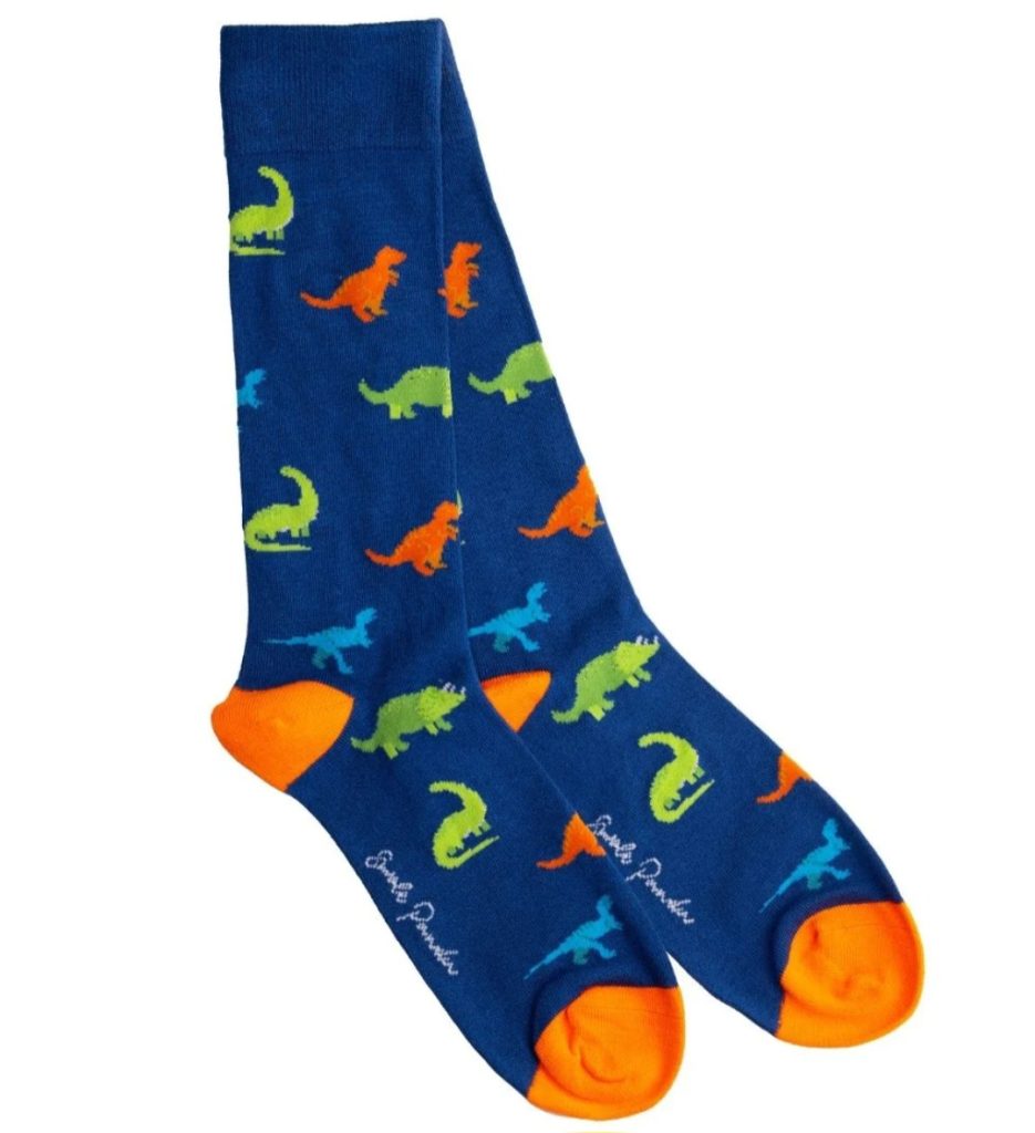 Swole Panda Dinosaur Bamboo Socks