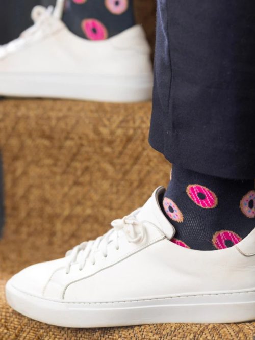 Swole Panda Doughnuts Socks