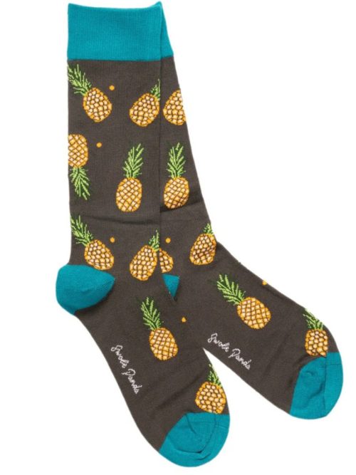 Swole Panda Pineapple Bamboo Socks
