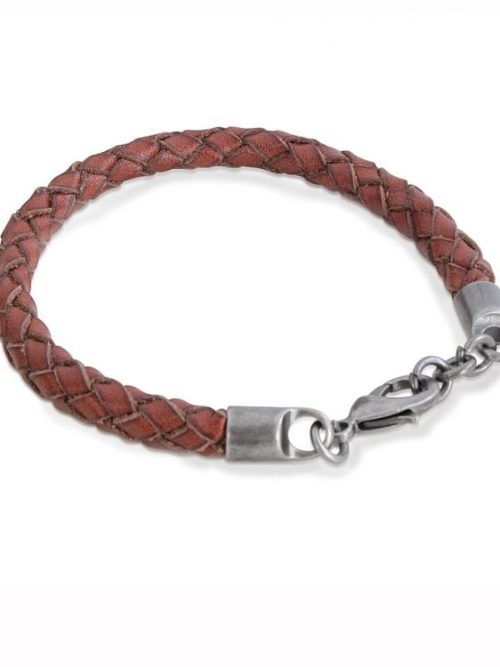 Dalaco Brown Bracelet Steel Chain Clasp
