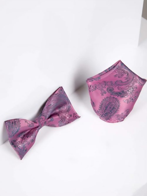 Marc Darcy Paisley Bow Tie set in Various Colours