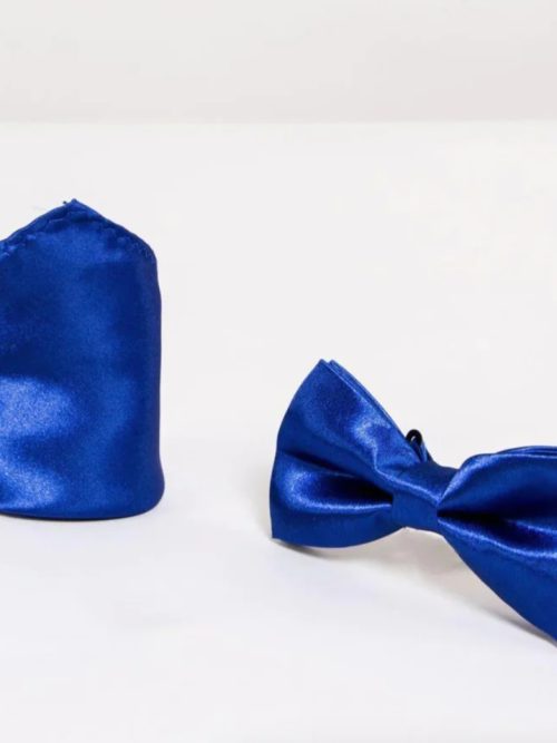 Marc Darcy Satin Bow Tie Set in Various Colours