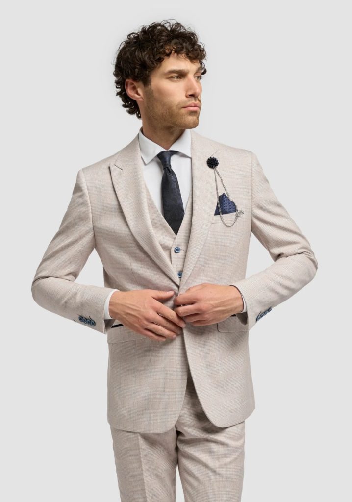 House Of Cavani Caridi Beige Suit or Separates