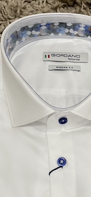 GIORDANO MODERN FIT BUBBLE INSERT SHIRT
