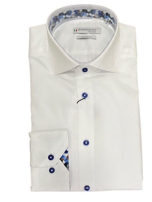 GIORDANO MODERN FIT BUBBLE INSERT SHIRT