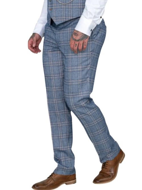 House Of Cavani Brendan Blue Trousers