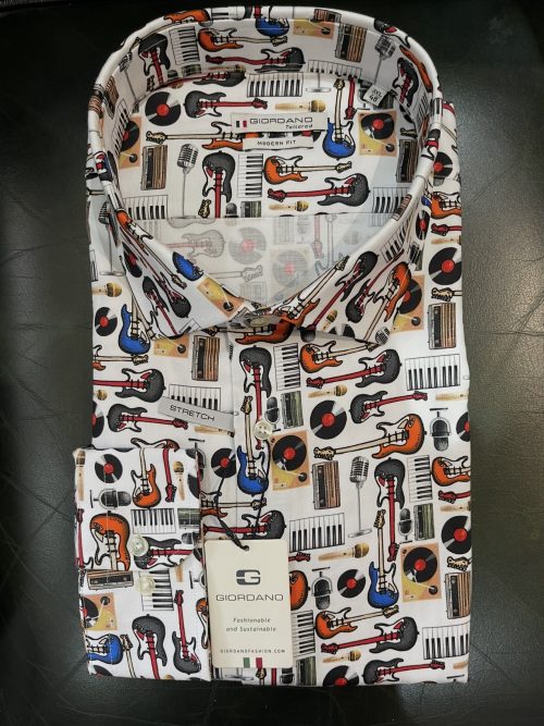 Giordano Maggiore Music Print Shirt