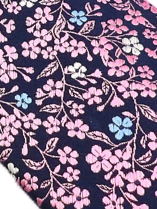 Knightsbridge Pink and Blue Floral Tie & Pocket Square Set