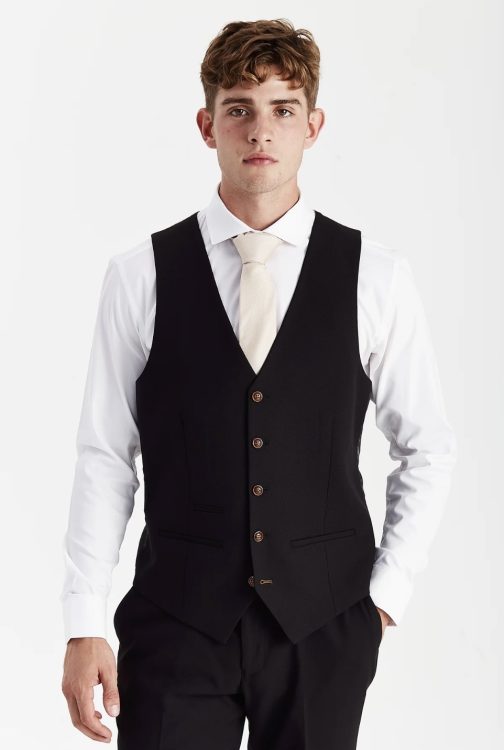 Paul Andrew Mayfair Black Textured Suit or separates - Image 5